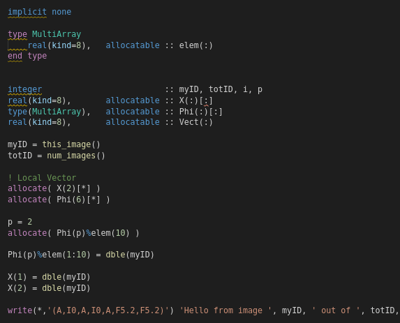 Fortran code and logo